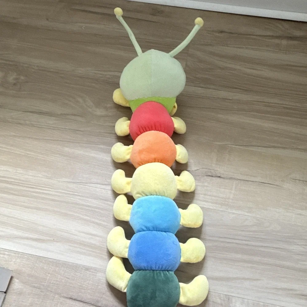 Large 🐛Caterpillar Super Cute Plush Stuffed Animal Toy Multicolor Soft 30inches